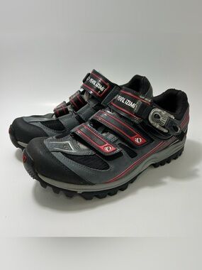 Pearl Izumi Black and Red Mountain Cycling Shoes